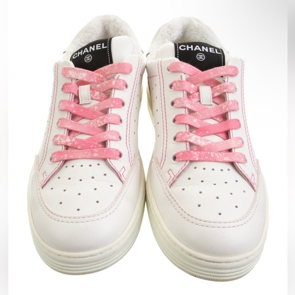 CHANEL Shoes - Chanel Women’s Interlocking CC Sneakers.